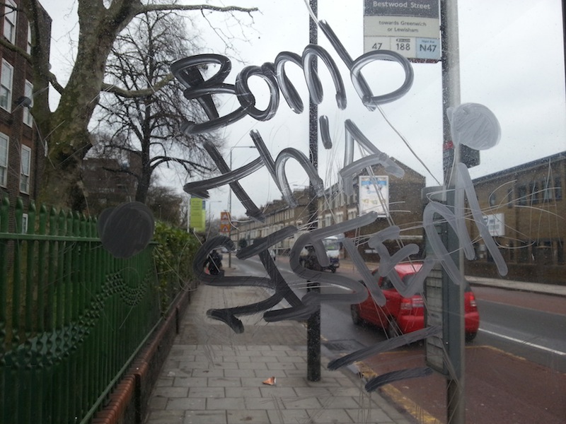 "Bomb th'A SISTEM" - South London youths at their finest